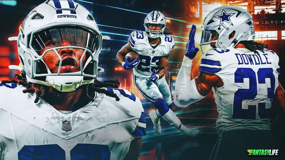 Week 15 Fantasy Football Rankings Risers and Fallers: Rico Dowdle Ascends