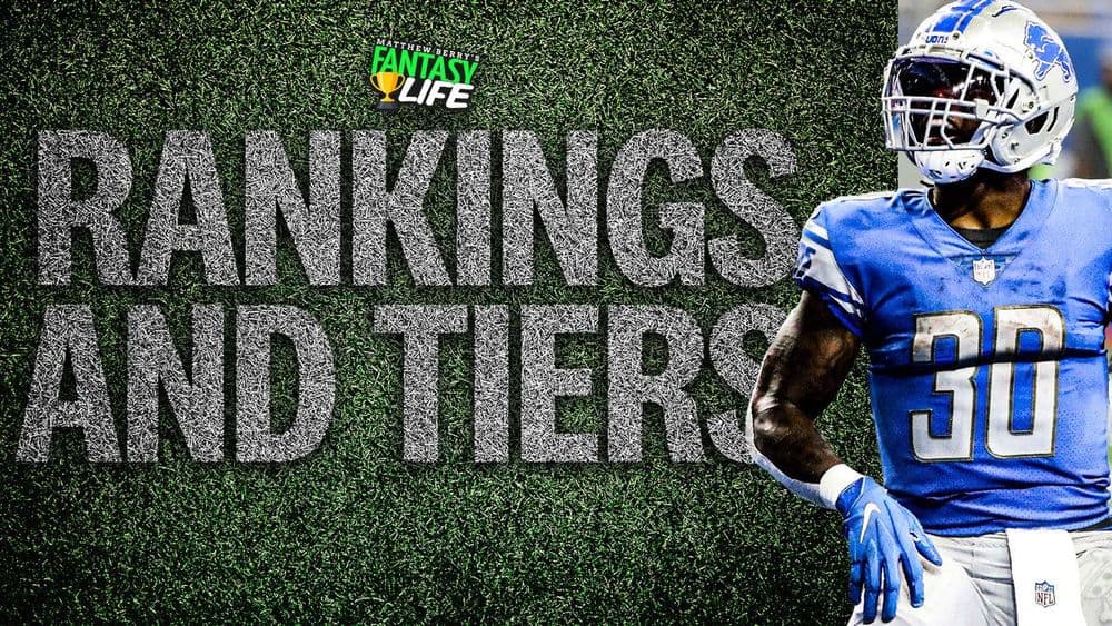 Fantasy Football Rankings & Tiers. Week 4