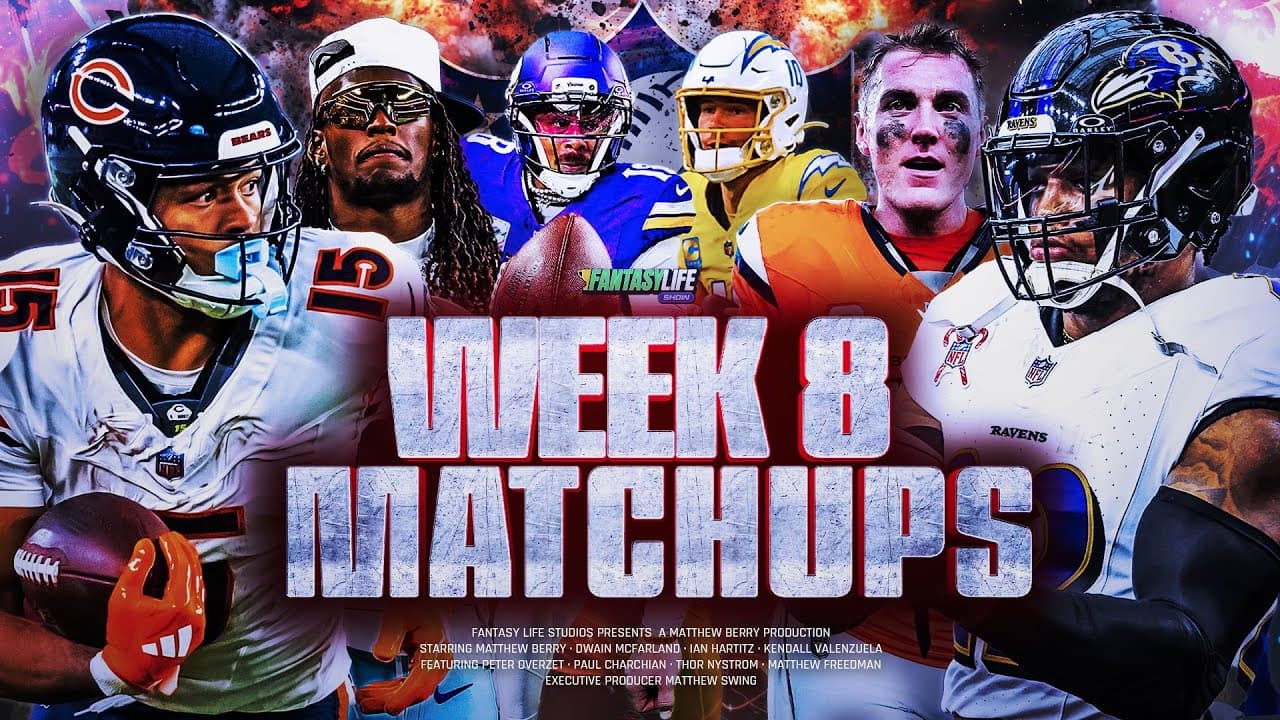 Breaking Down Every Week 8 Matchup for Fantasy Football