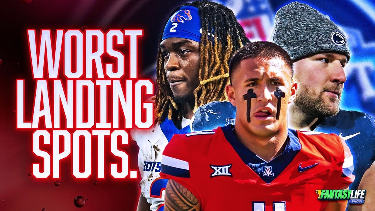 What Are the WORST Fantasy Landing Spots for 2025 Draftees? | UNTITLED