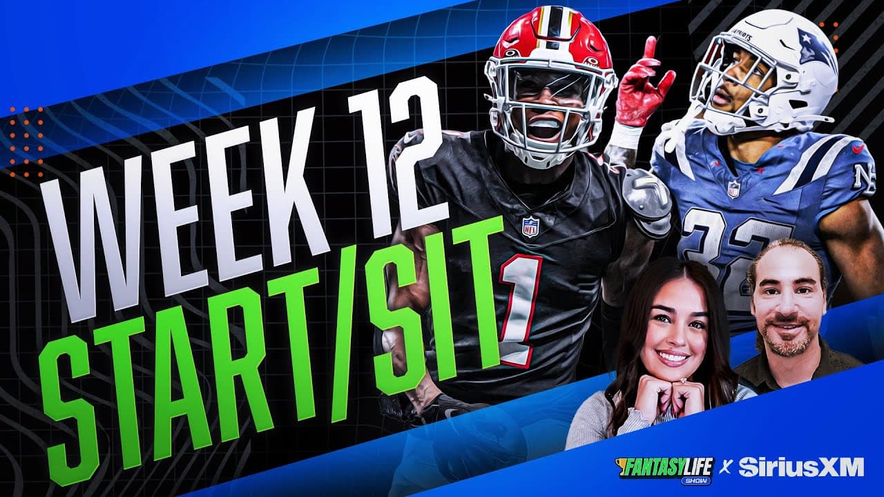 Week 12 Fantasy Football Start/Sit Advice and Rankings Updates!