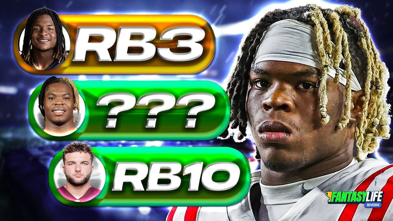 Top 12 Rookie RBs in the 2025 NFL Draft (Film vs. Analytics Rankings!)