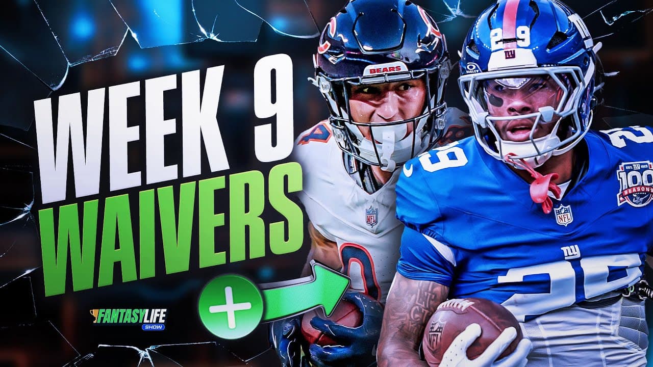 Week 9 Waiver Wire Targets for Fantasy Football