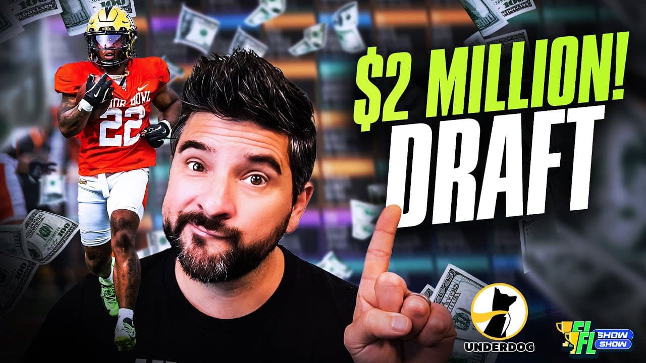 Is This The $2M Winner? Our Post-NFL Draft Underdog Best Ball Mania Draft!