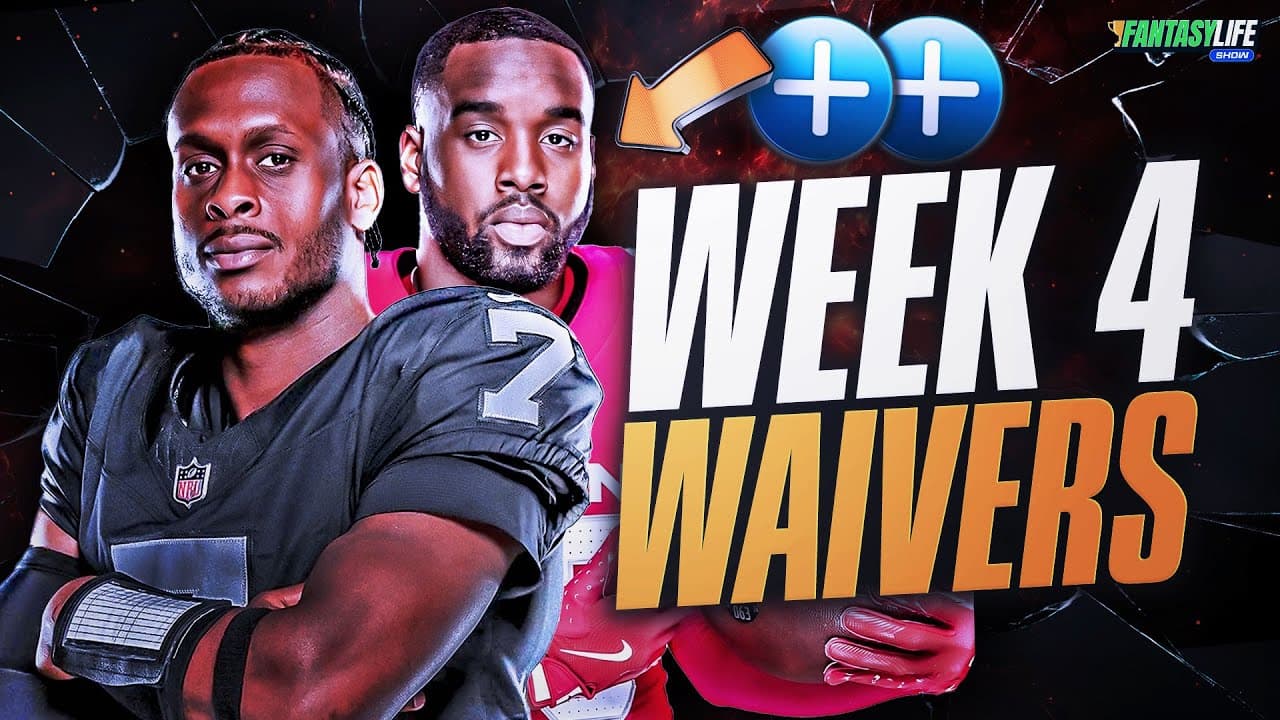 Week 4 Waiver Wire Targets for Fantasy Football