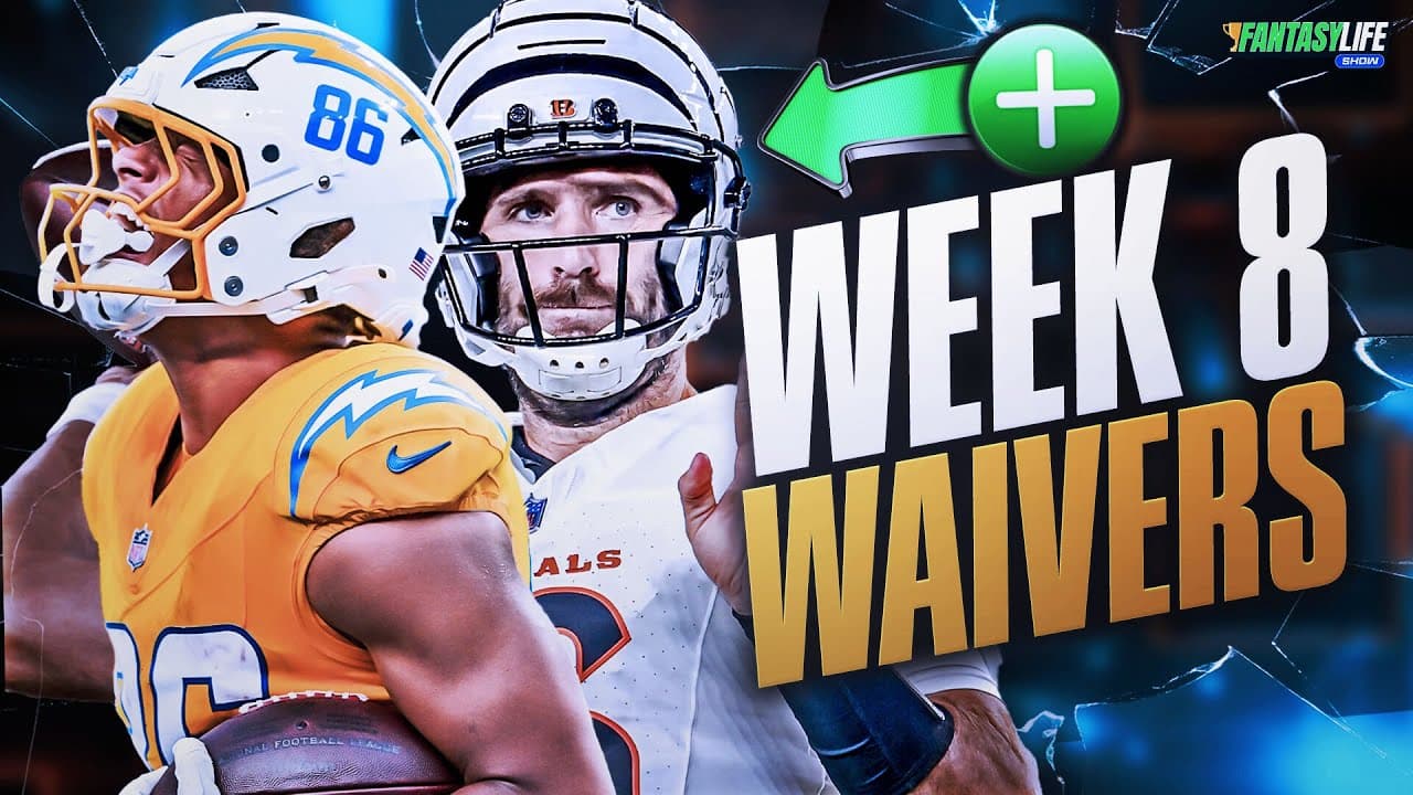 Week 8 Player Adds for Fantasy Football