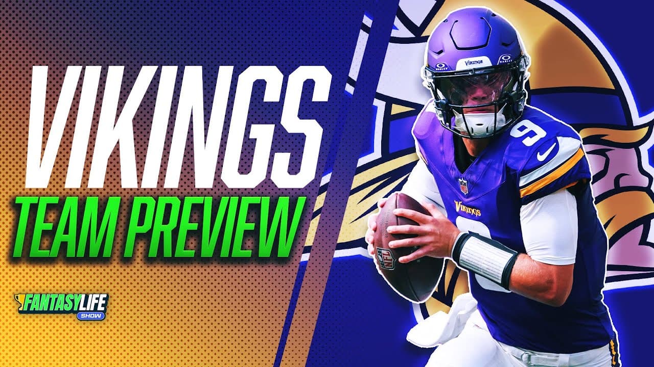 2025 Vikings Fantasy Team Preview (McCarthy a Viable Fantasy QB?)