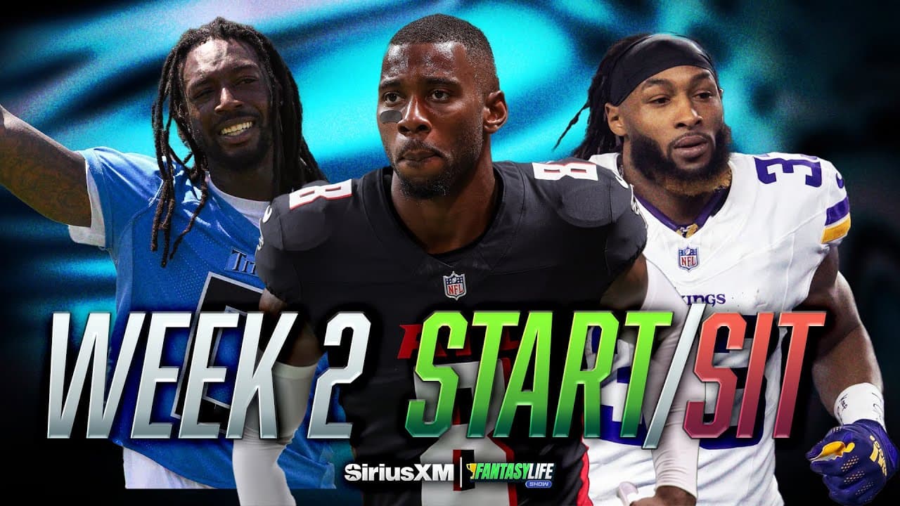 Week 2 Start/Sit Advice for 2025 Fantasy Football