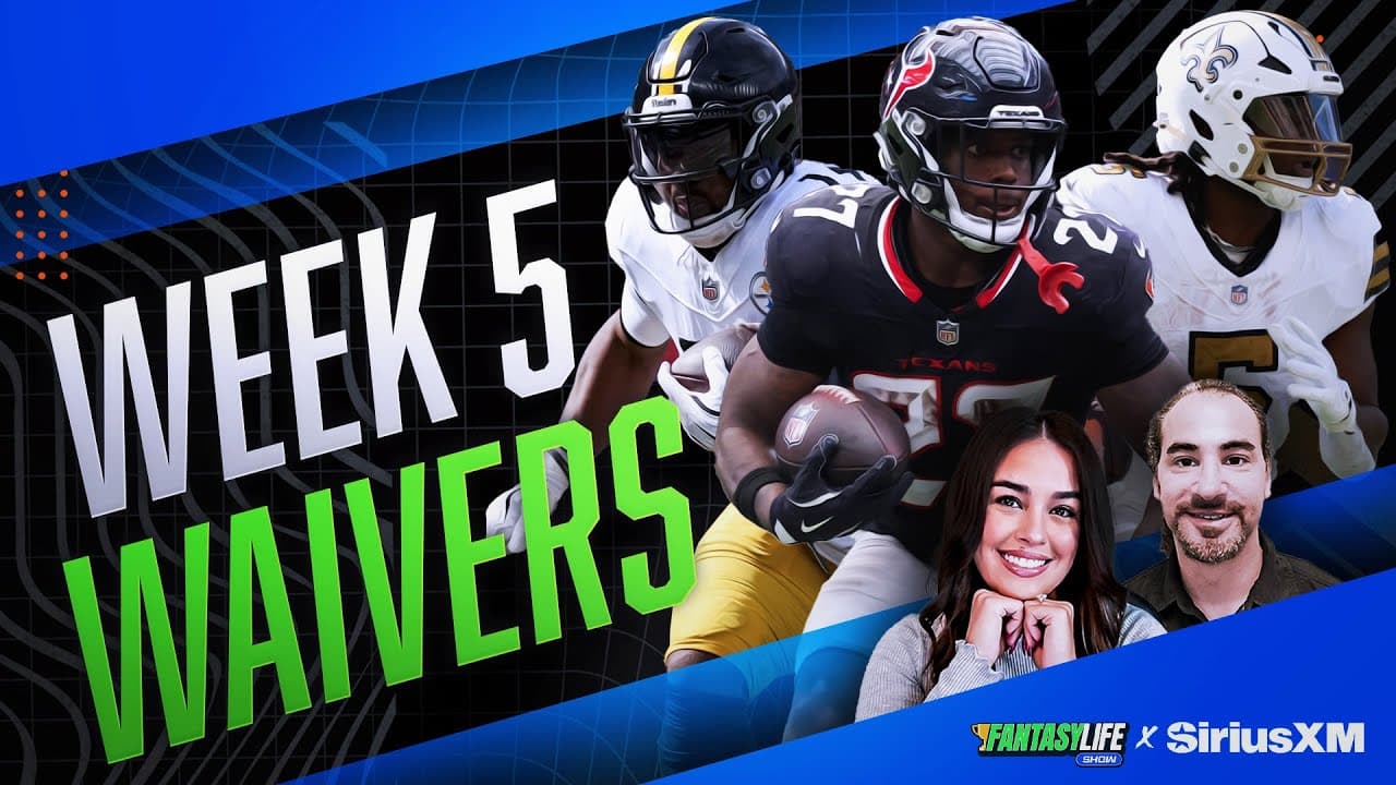 Week 5 Waiver Wire Targets for 2025 Fantasy Football