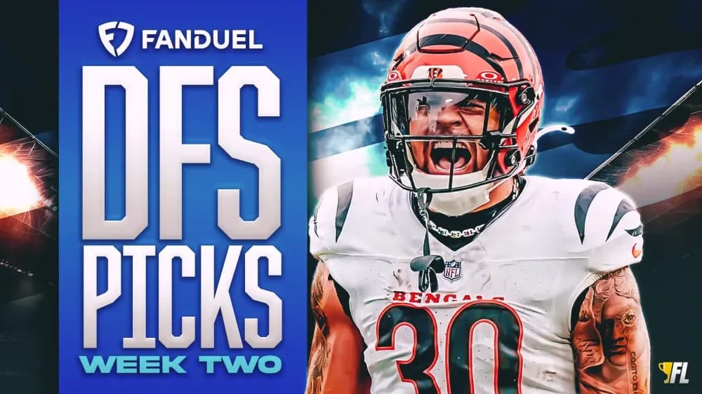 FanDuel NFL DFS Picks For Week 2: Chase Brown Headlines Core Targets