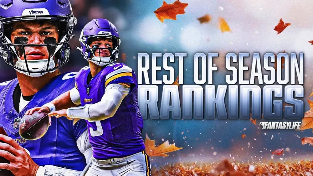 Week 10 Rest-of-Season Rankings: J.J. McCarthy, Jaxson Dart, and Other Rising and Falling QBs