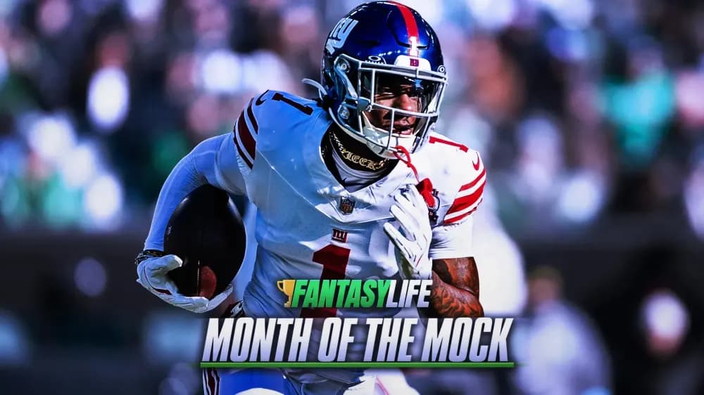 TE-Premium Fantasy Football Mock Draft: Building Around Malik Nabers & Colston Loveland