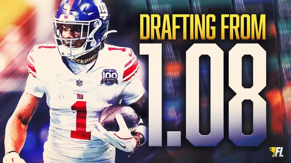 1.08 Draft Strategy for 2025 Fantasy Football: Choose Between Malik Nabers, Nico Collins, and Amon-Ra St. Brown