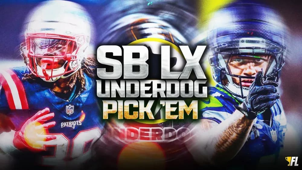 Underdog Pick 'Em Picks For Super Bowl 60: Trust The Rhamondre Stevenson Projection