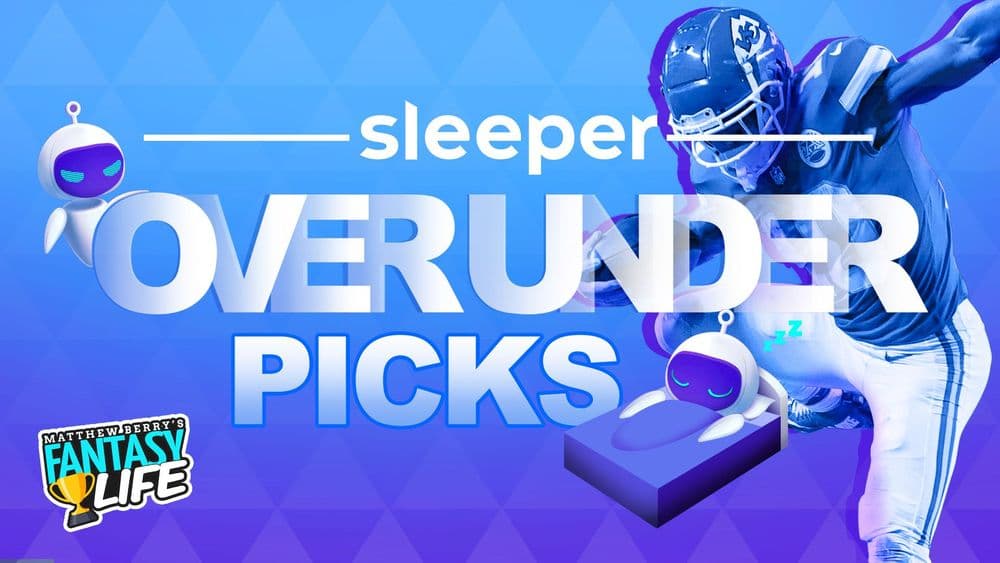 Sleeper Over/Under Picks. Week 14