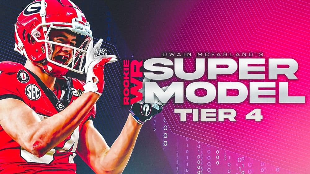2024 WR Rookie Super Model: Tier 4 - the Best Wide Receivers in the NFL Draft