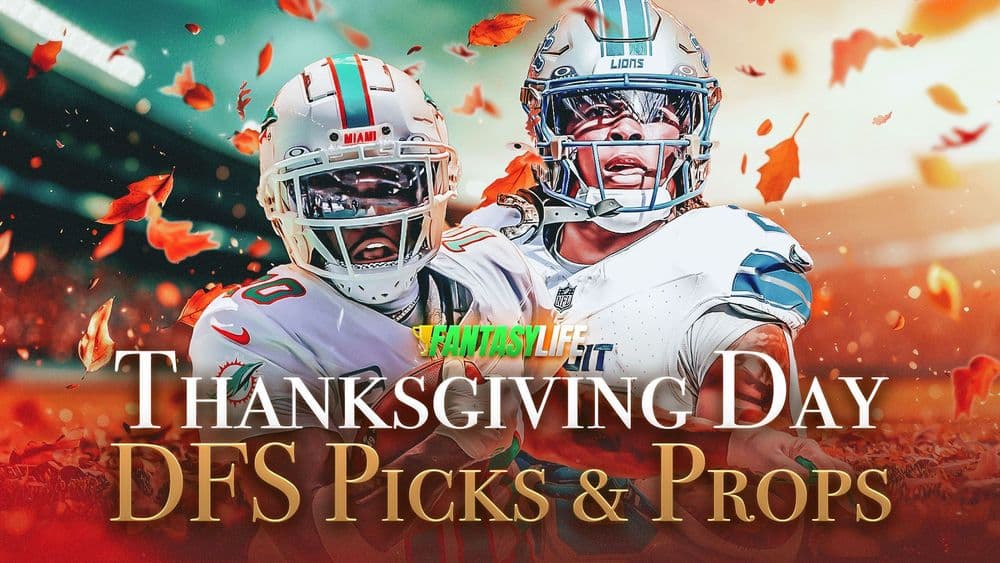 Thanksgiving Day Fantasy Cheatsheet: DFS Picks and Props For Thanksgiving Games
