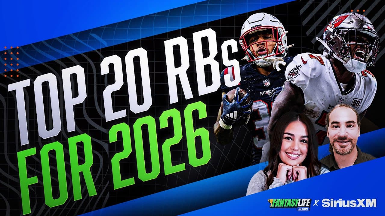 Early Top 20 RB Rankings and “Our Guys” for 2026 + Super Bowl X-Factors!